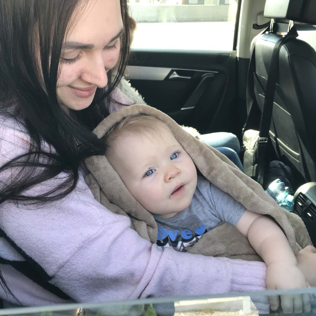Eleven-month-old Kamina, her mother and grandparents fleeing the conflict in Ukraine cross into Austria from Hungary at the Nickelsdorf crossing point. The family are heading for Belgium where they have relatives. ; Many refugees say they are on their way to join family or friends in other European Union countries while others are planning to stay in Austria. Support has been mobilized throughout Austria.