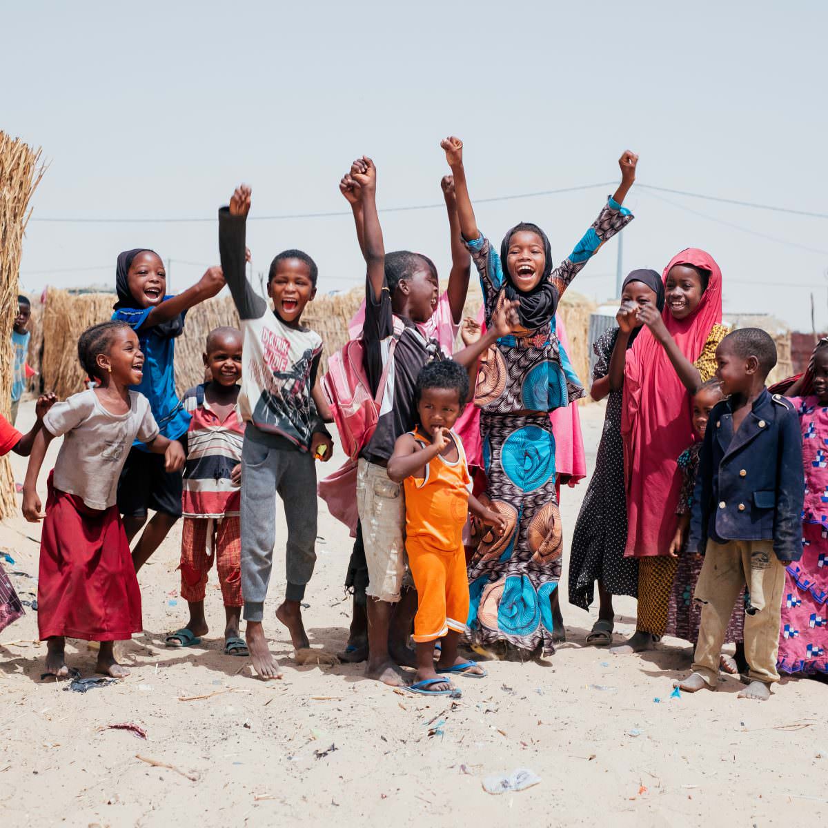 Refugees fleeing Nigeria and coming to Niger under the protection of the HCR are usually placed in a camp at 50km from the town of Diffa. But the insecurity over there forced some families to choose to move and live within the city of Diffa (and leaving out the humanitarian help provided in the outter camp). The refugees in town are usually well hosted with the local population, although they feel safer here, they still have to struggle to find food everyday. Children are usually playing in the streets as they're not going to school there. ; Refugees fleeing Nigeria and coming to Niger under the protection of the HCR are usually placed in a camp at 50km from the town of Diffa. But the insecurity over there forced some families to choose to move and live within the city of Diffa (and leaving out the humanitarian help provided in the outter camp). The refugees in town are usually well hosted with the local population, although they feel safer here, they still have to struggle to find food everyday. Children are usually playing in the streets as they're not going to school there.