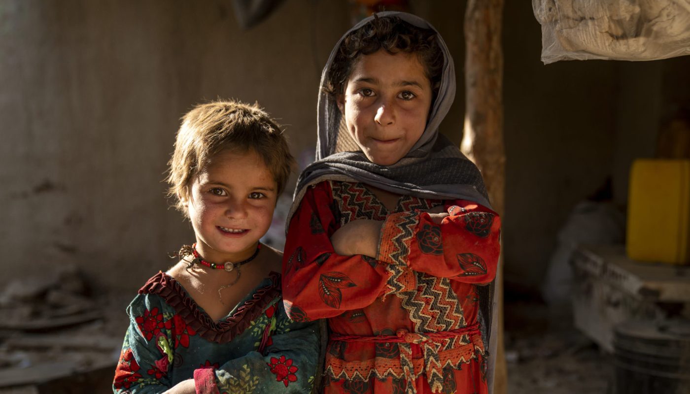 Children in Warah village, Barmal District, Paktika Province, Afghanistan, are among the survivors of the devastating earthquake that hit the region in June this year. UNHCR is providing 1,300 earthquake-resilient houses for families in 15 of the worst-affected villages across Paktika and Khost provinces. ; Following the magnitude 6.1 earthquake in south-eastern Afghanistan on 22 June 2022, UNHCR is providing earthquake-resilient houses for affected families across 15 worst-affected villages in Barmal District, Paktika Province, and Spera District, Khost Province. The sturdy houses will have extra thick walls and be winter-ready with stoves, solar panels for lighting, and toilets. Some 3.5 million people are displaced in Afghanistan and millions more are struggling to survive.  More than one million people have received UNHCR aid since January 2022.